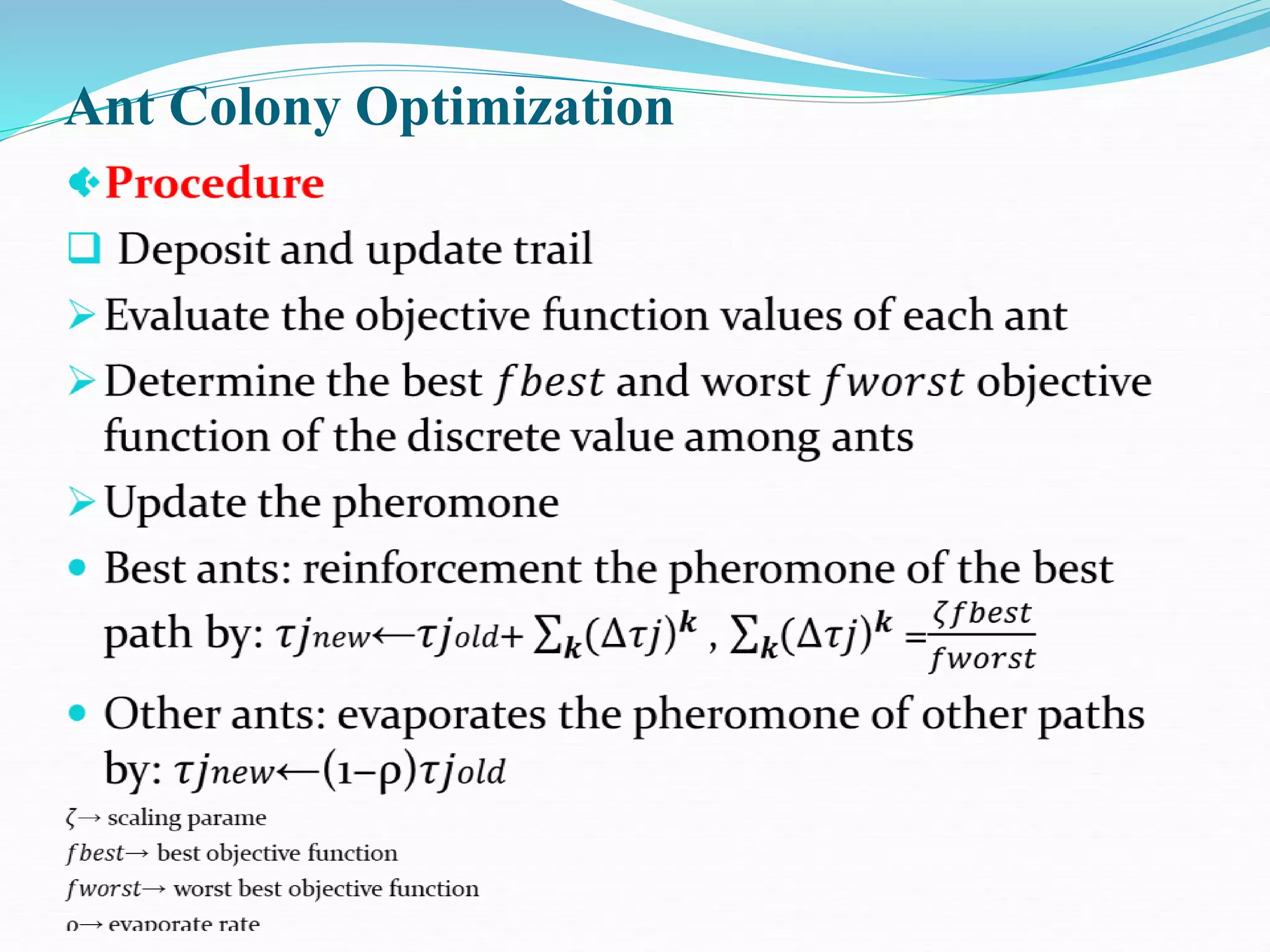 Ant Colony Optimization

 