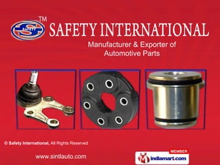 Manufacturer & Exporter of   Automotive Parts 
