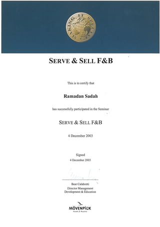 Ramadan's Certificates