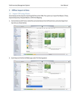 User Manual - FIMS | PDF