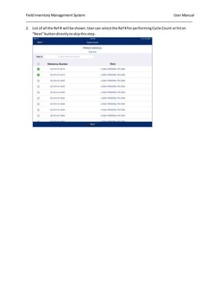 User Manual - FIMS | DOCX
