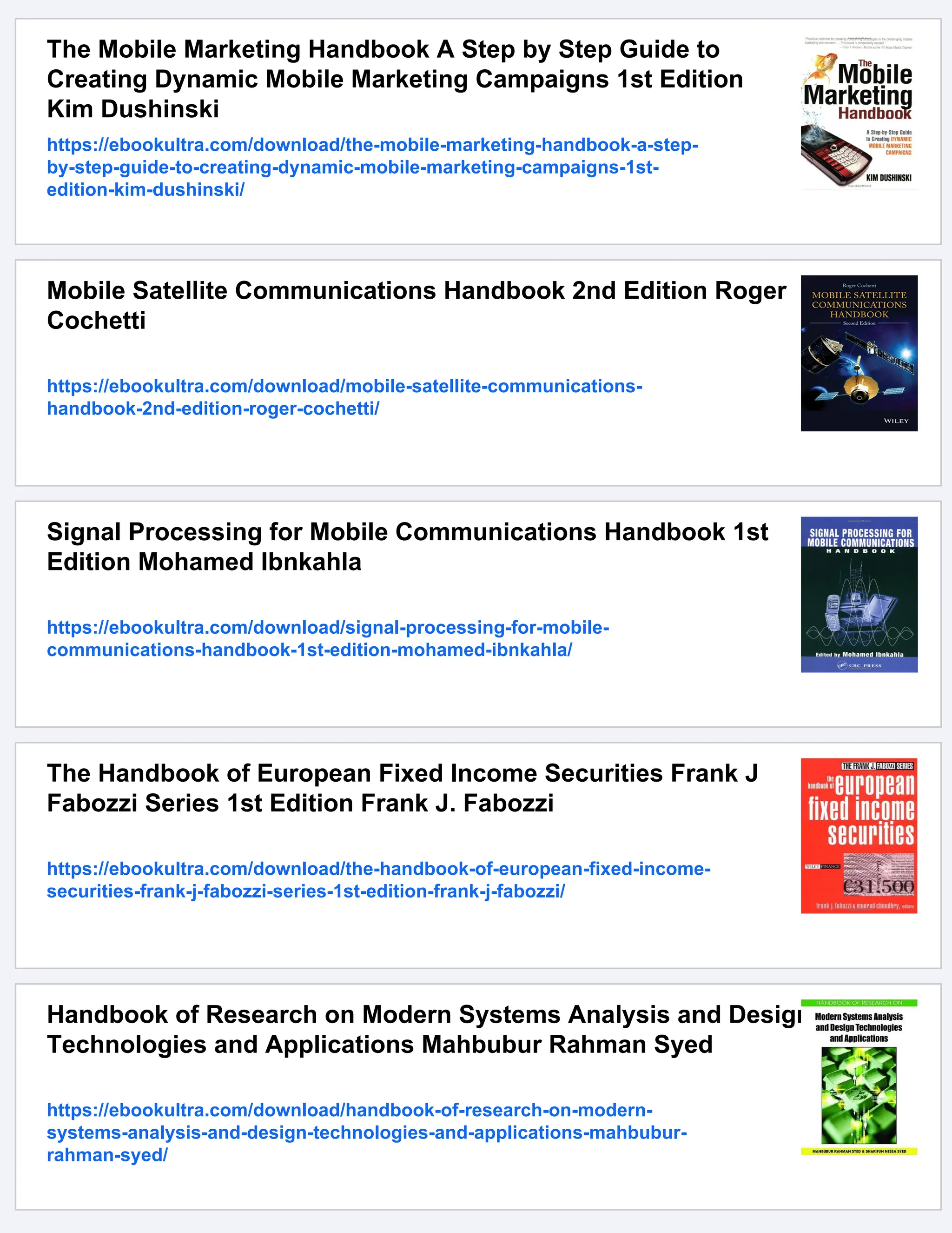 Fixed Mobile Convergence Handbook 1st Edition Syed A. Ahson | PDF