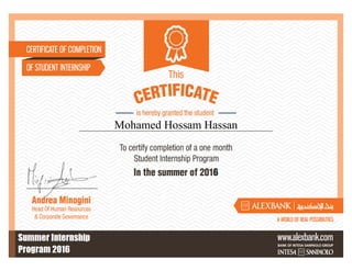 Mohamed Hossam Hassan
 