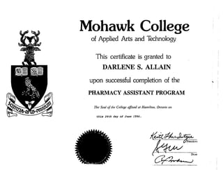 Darlene_Allain_Diploma