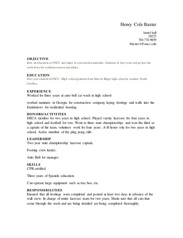 resume