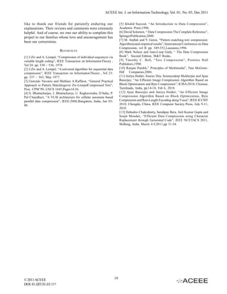 Simple Data Compression by Differential Analysis using Bit Reduction ...