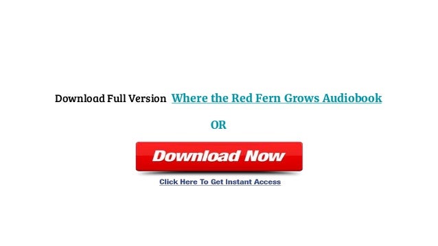 Audiobook Download Trial iOS Where the Red Fern Grows