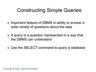 05. Single Table Query - Sistem Basis Data | PPT