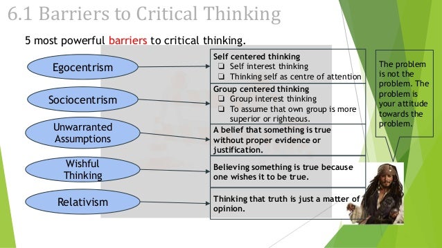 impediments to critical thinking