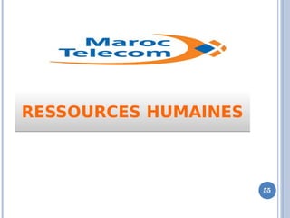 RESSOURCES HUMAINESRESSOURCES HUMAINES
55
 