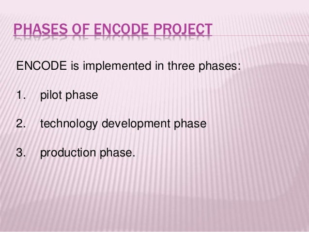 encode project