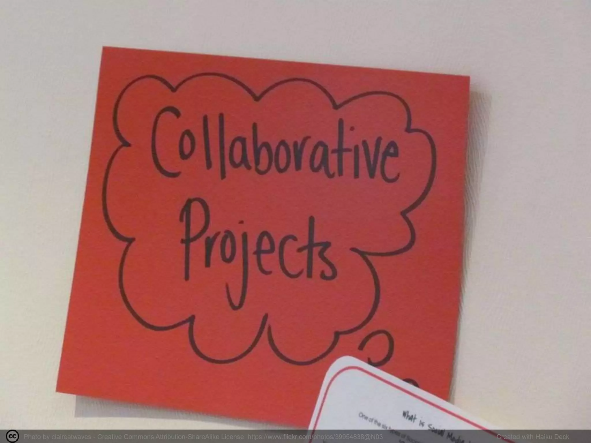 Photo by claireatwaves - Creative Commons Attribution-ShareAlike License https://www.flickr.com/photos/39954838@N03 Created with Haiku Deck
 