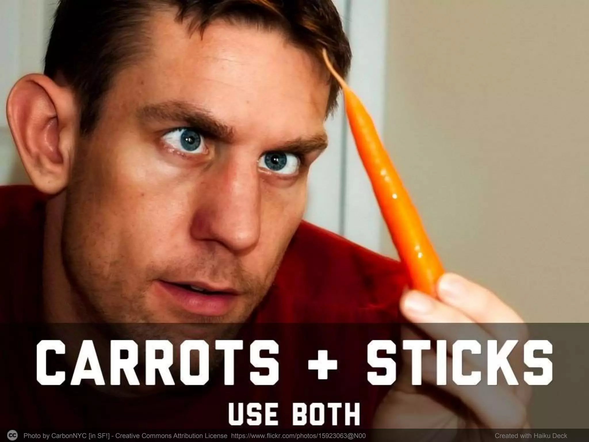 Photo by CarbonNYC [in SF!] - Creative Commons Attribution License https://www.flickr.com/photos/15923063@N00 Created with Haiku Deck
 