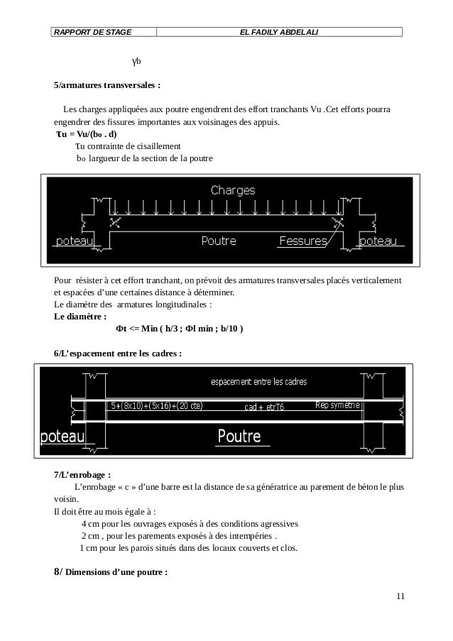 exemple rapport de stage au Bureau d'etude BTP  télécharger  http/…
