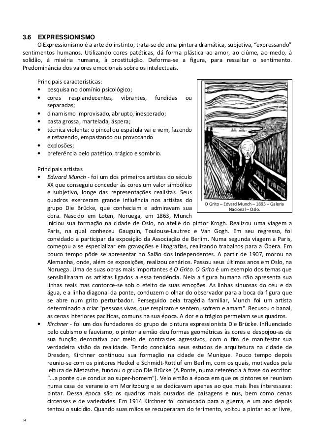 Impressionismo pos impressionismo e expressionismo Impressionismo pos impressionismo e expressionismo