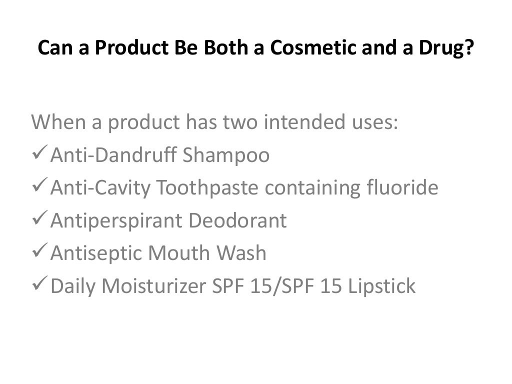 COSMETIC LABELING & CLAIMS