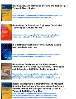 Geotechnics for Transportation Infrastructure Recent Developments ...