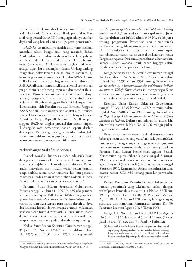 53920 Id Dinamika Aspek Hukum Zakat Dan Wakaf Di