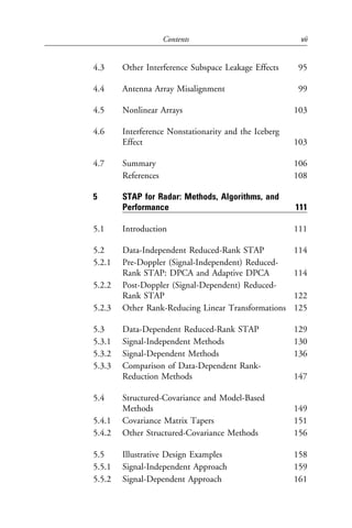 Spacetime Adaptive Processing For Radar J R Guerci | PDF