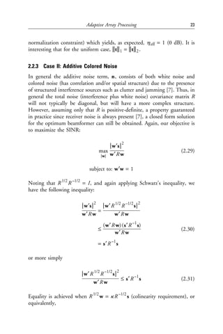 Spacetime Adaptive Processing For Radar J R Guerci | PDF