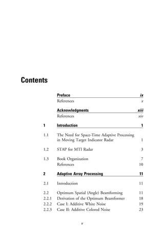 Spacetime Adaptive Processing For Radar J R Guerci | PDF