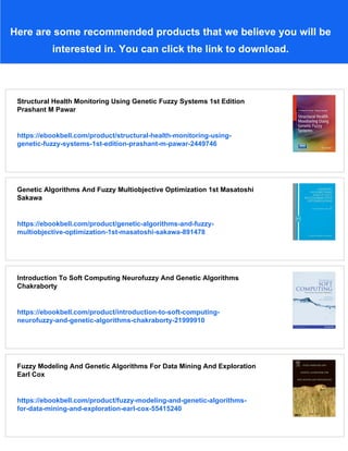 Genetic Fuzzy Systems Evolutionary Tuning And Learning Of Fuzzy ...