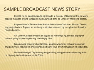 Comprehensive Guide to Radio Broadcasting News Writing and Production ...