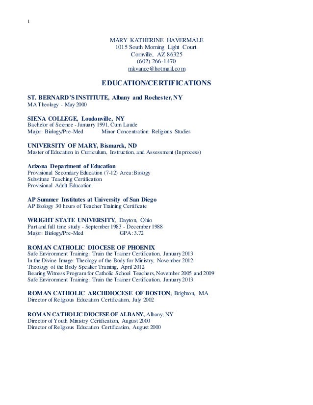 resume style samples