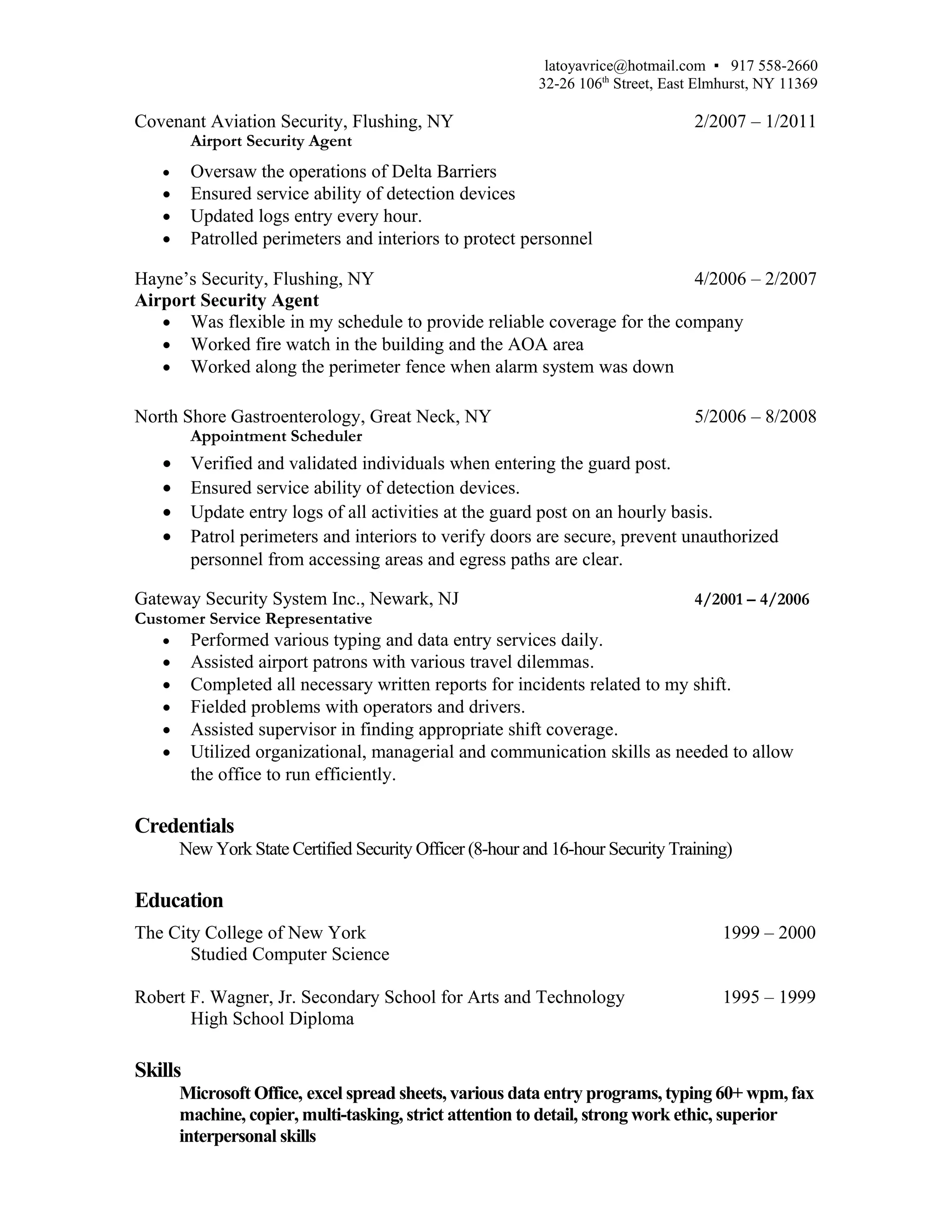 Latoya V Rice Resume2015 | PDF