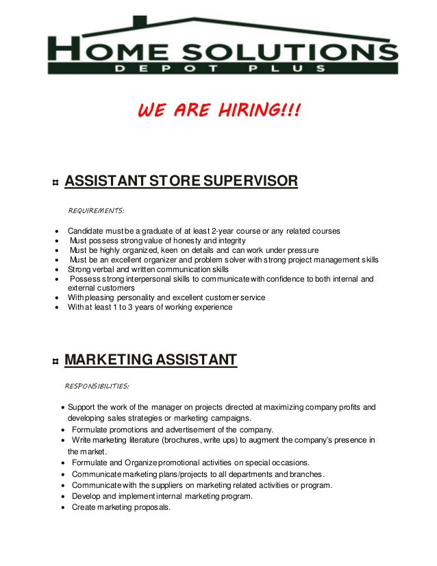 HSDP Job Ad