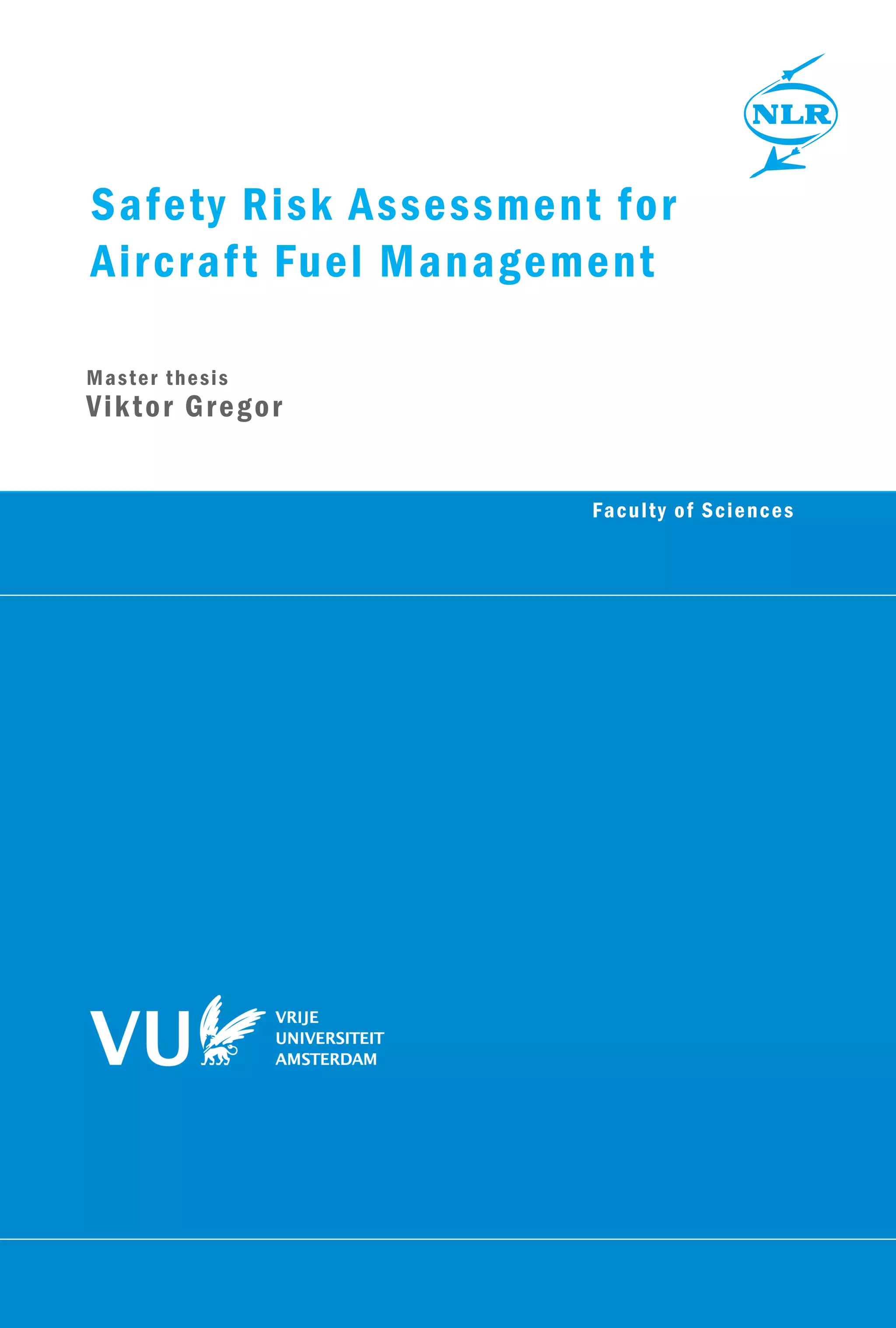 Safety Risk Assessment for Aircraft Fuel Management (VU) | PDF