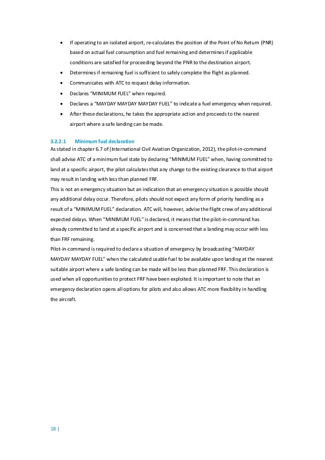 Safety Risk Assessment For Aircraft Fuel Management Vu
