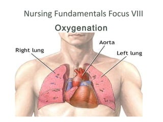Nursing Fundamentals Focus VIII
        Oxygenation
 