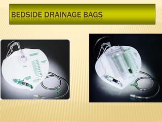 BEDSIDE DRAINAGE BAGS
 