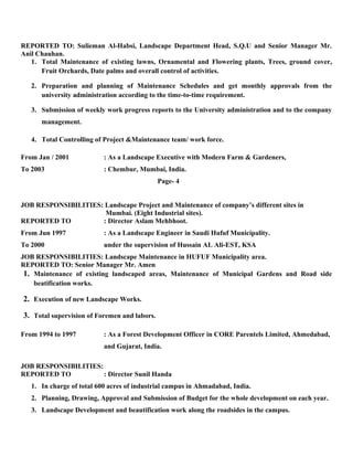 Babu Cherian CV | DOC
