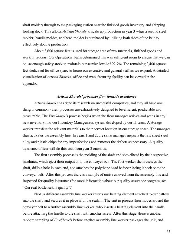 Performing arts business plan template image