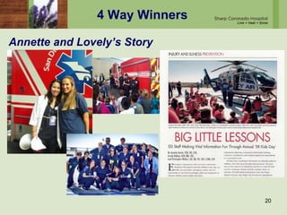 4 Way Winners
Annette and Lovely’s Story
20
 