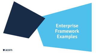 Enterprise
Framework
Examples
 