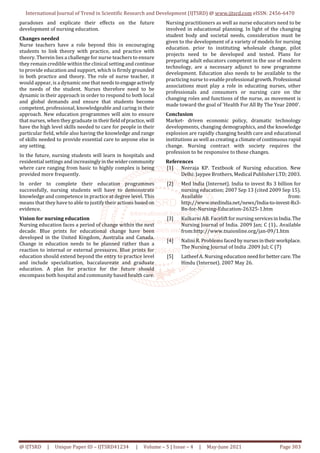 Challenges before Nursing Educators An Overview | PDF