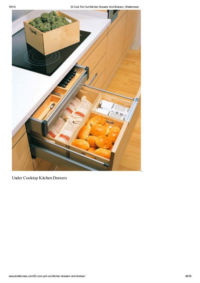 53 Cool Pull Out Kitchen Drawers And Shelves Shelterness