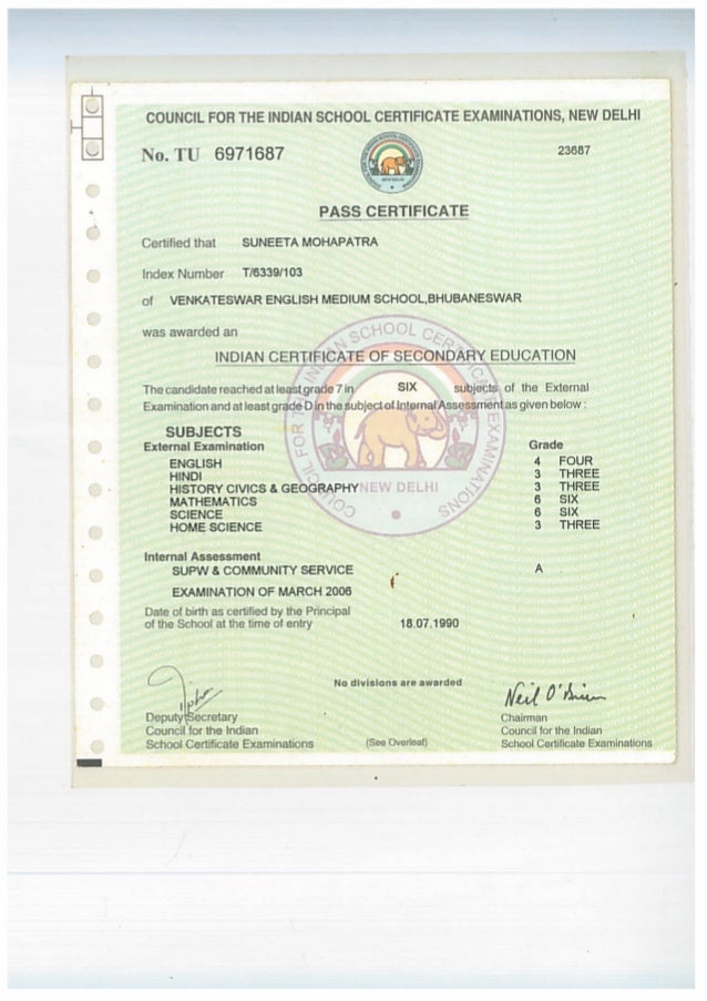 certificate 10th apply certificate 10th