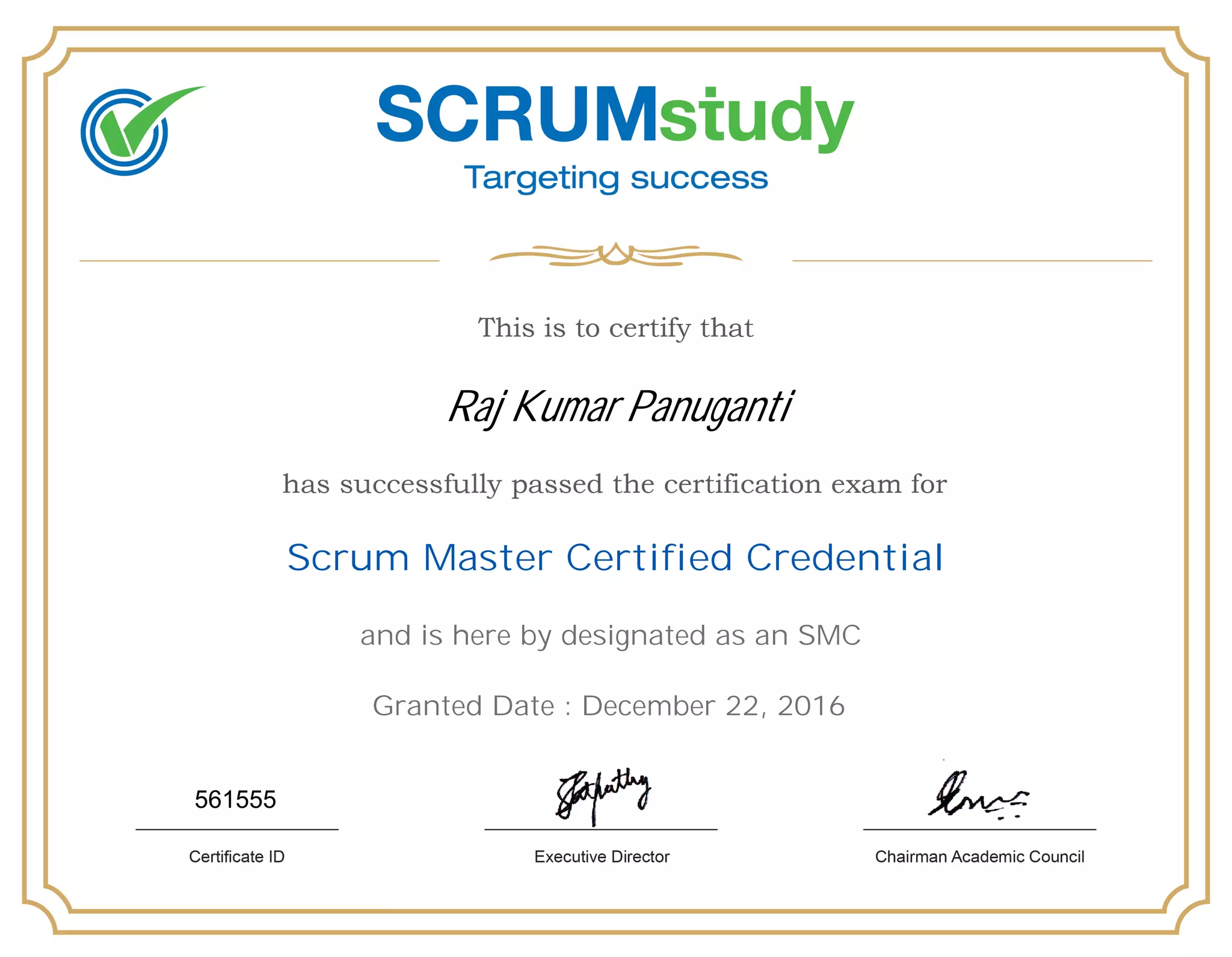 Scrum Master Certified -561555 | PPT