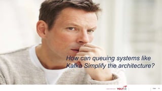 page 15
How can queuing systems like
Kafka Simplify the architecture?
 