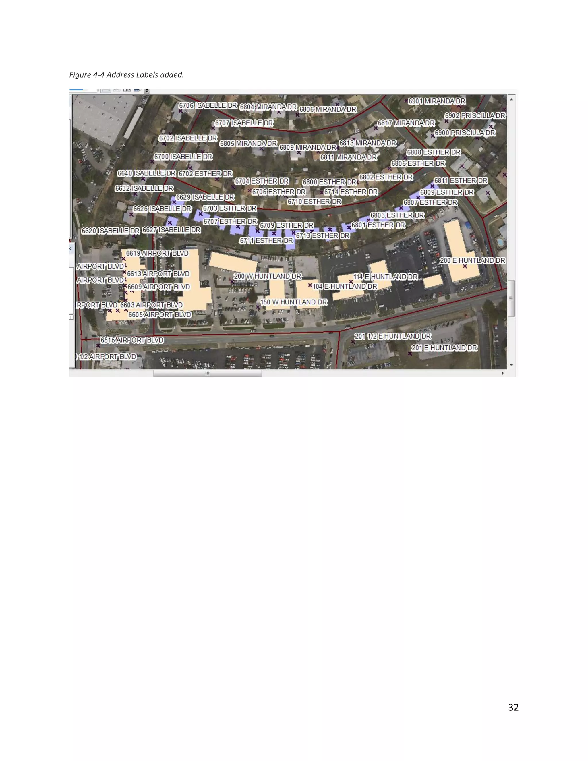 32
Figure 4-4 Address Labels added.
 