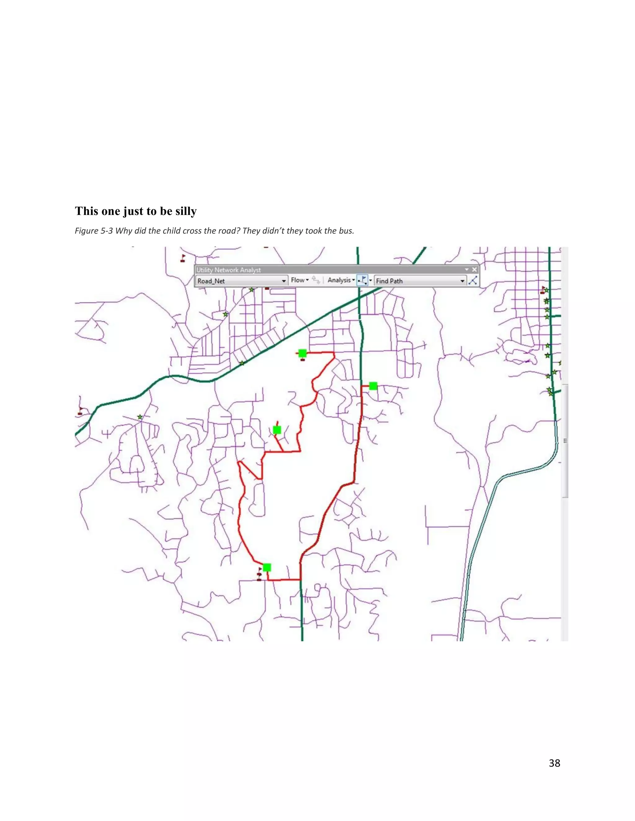 38
This one just to be silly
Figure 5-3 Why did the child cross the road? They didn’t they took the bus.
 