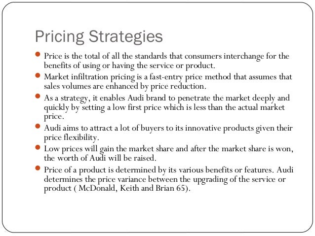 Audi Company Marketing Strategy