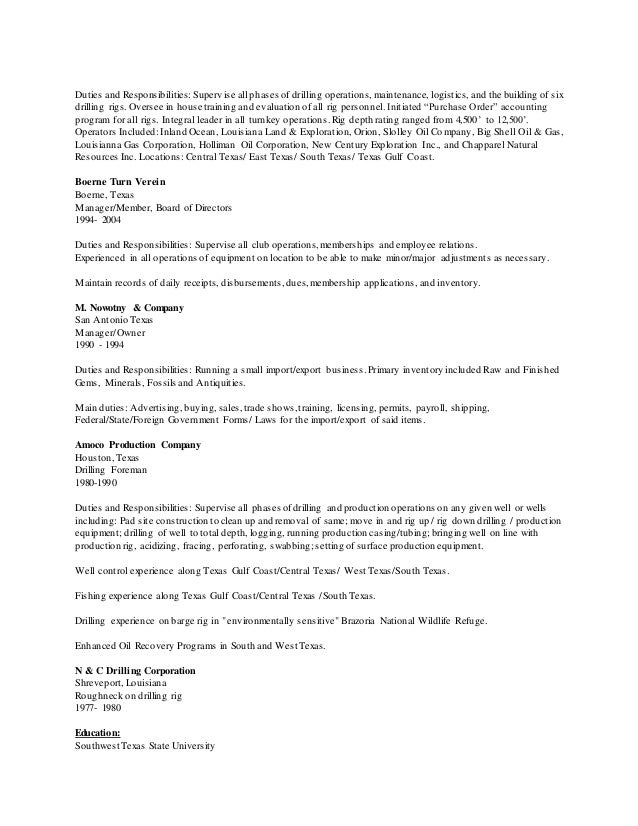 rtf resume