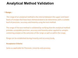 Assay-Method validation-PPT _slide | PPT