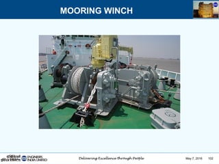 May 7, 2016 102
MOORING WINCH
 