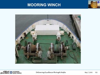 May 7, 2016 103
MOORING WINCH
 